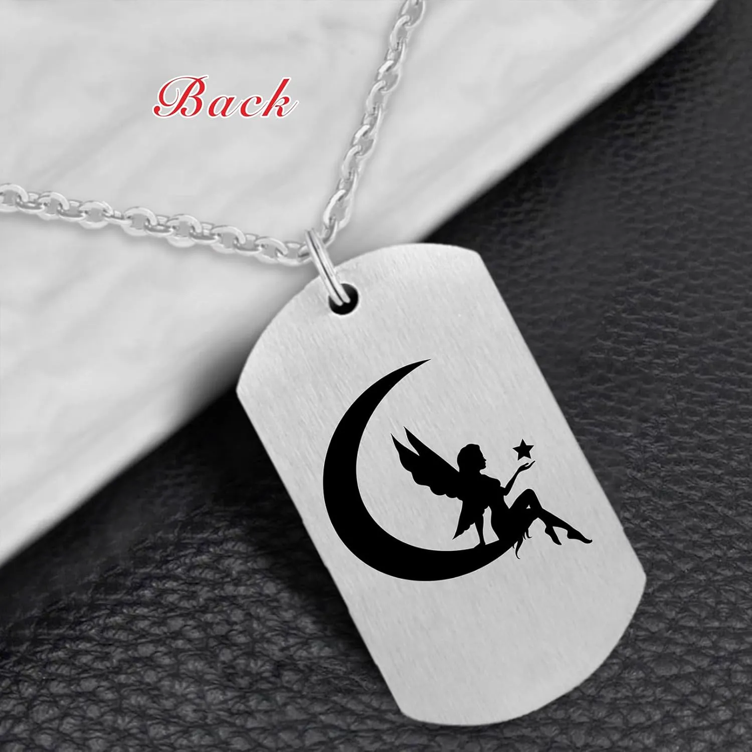 ABNTY Valentines Day Gifts for Daughters - Daughter Necklace Pendant Dog Tag - Daughter Gifts from Mom and Dad - Graduation Valentine's Day Gifts
