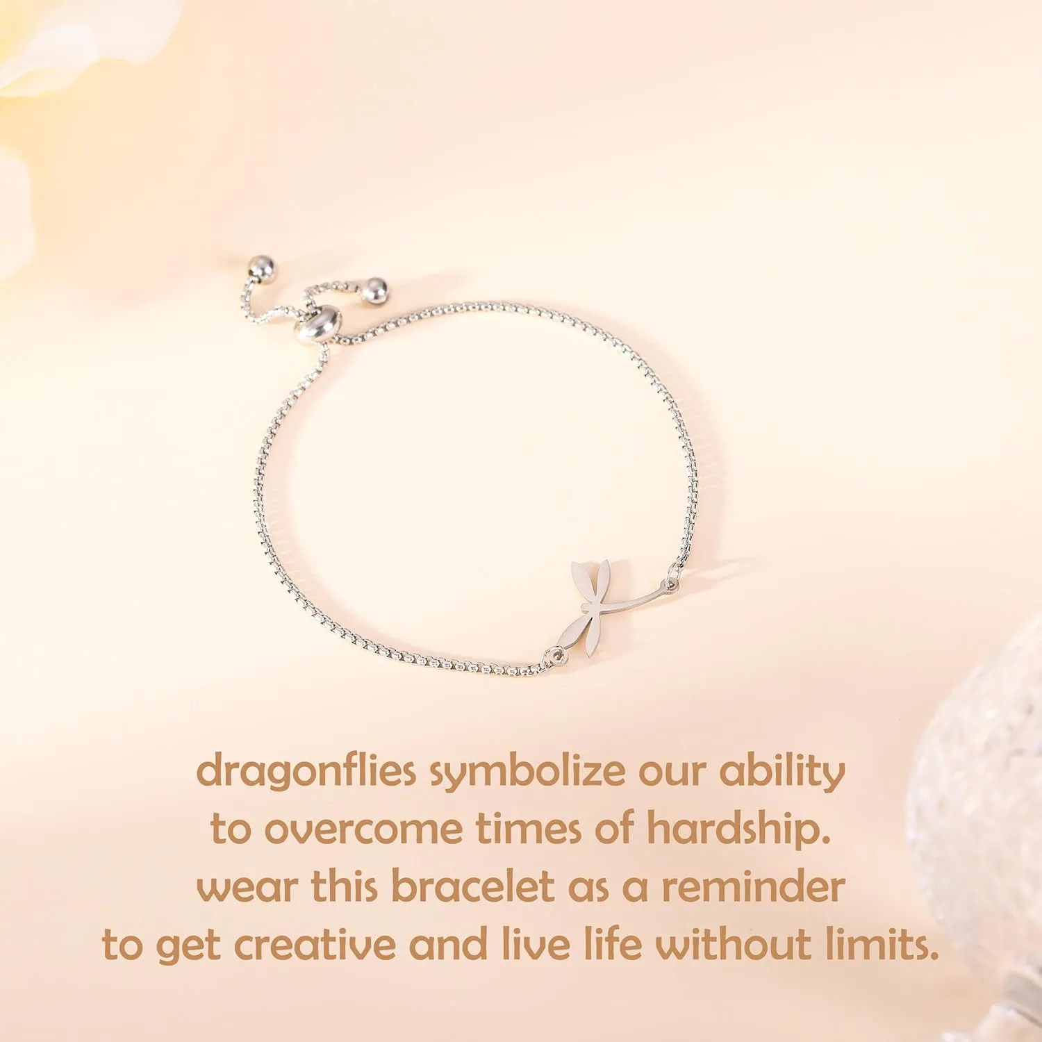 Bracelet for Women Teens Butterfly Dragonfly Gifts for Women Birthday Gifts for Friends Sister