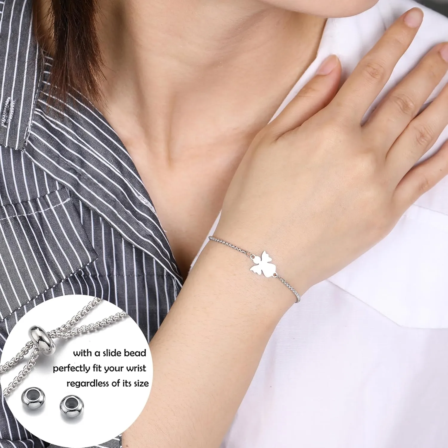 Bracelet for Women Teens Butterfly Dragonfly Gifts for Women Birthday Gifts for Friends Sister