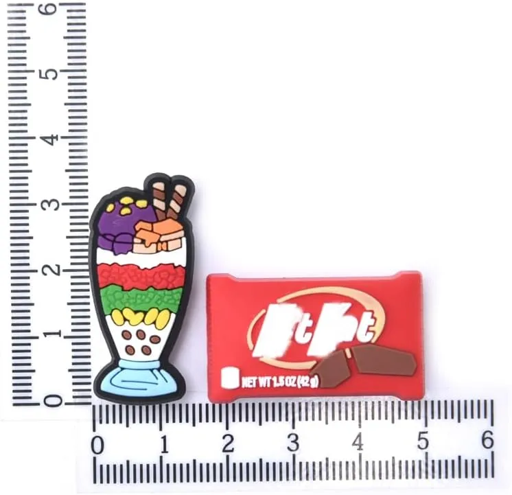 Bulk Chips Snacks Shoe Charms For Adults Shoe Clips Clogs Accessories Silicone Food Shoes Decoration For Kids Boys Girls School Holiday Party Gifts