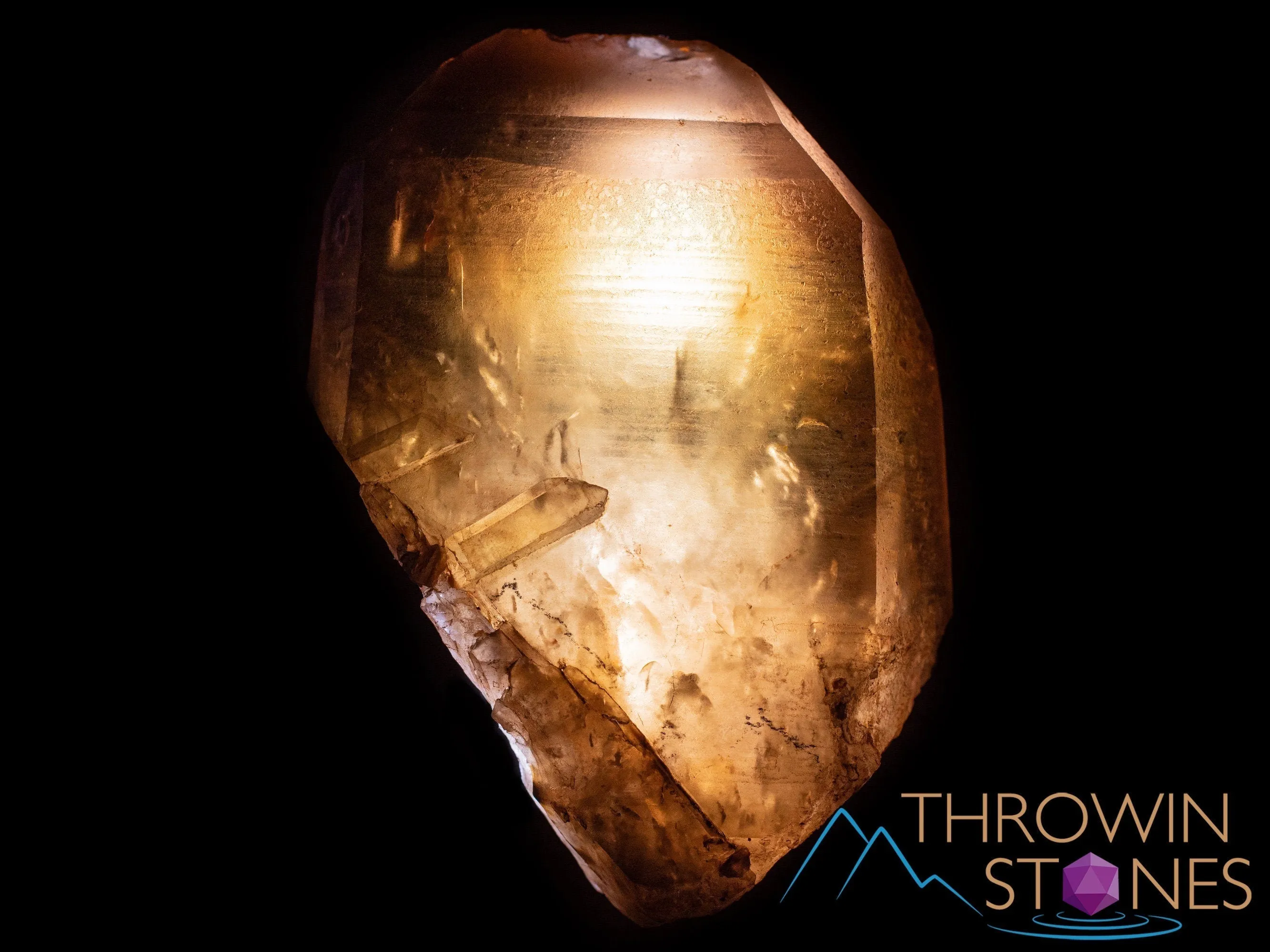 CITRINE Raw Crystal Point - Natural Citrine, Birthstone, Home Decor, Raw Crystals and Stones, 41181