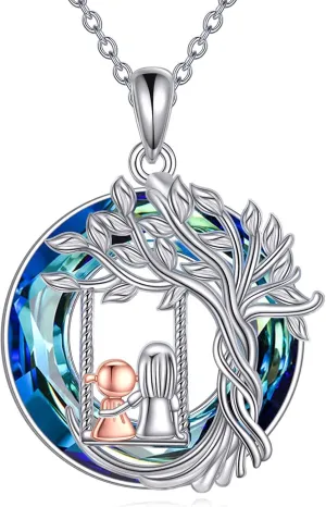 CRMAD Sister Gifts from Brother for Sister Sterling Silver Necklace Jewelry for Birthday Christmas Gifts