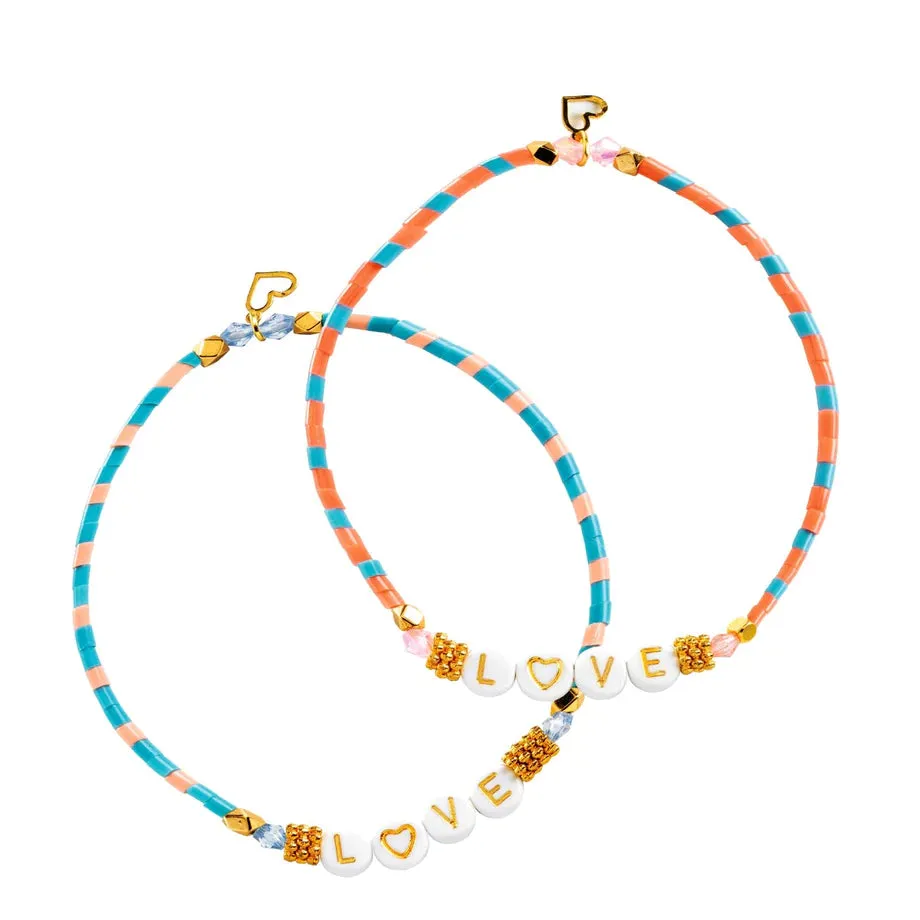 Djeco You & Me Jewelry Kit: Love Letters Beads & Jewelry