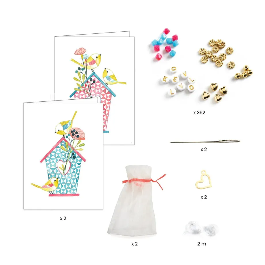 Djeco You & Me Jewelry Kit: Love Letters Beads & Jewelry