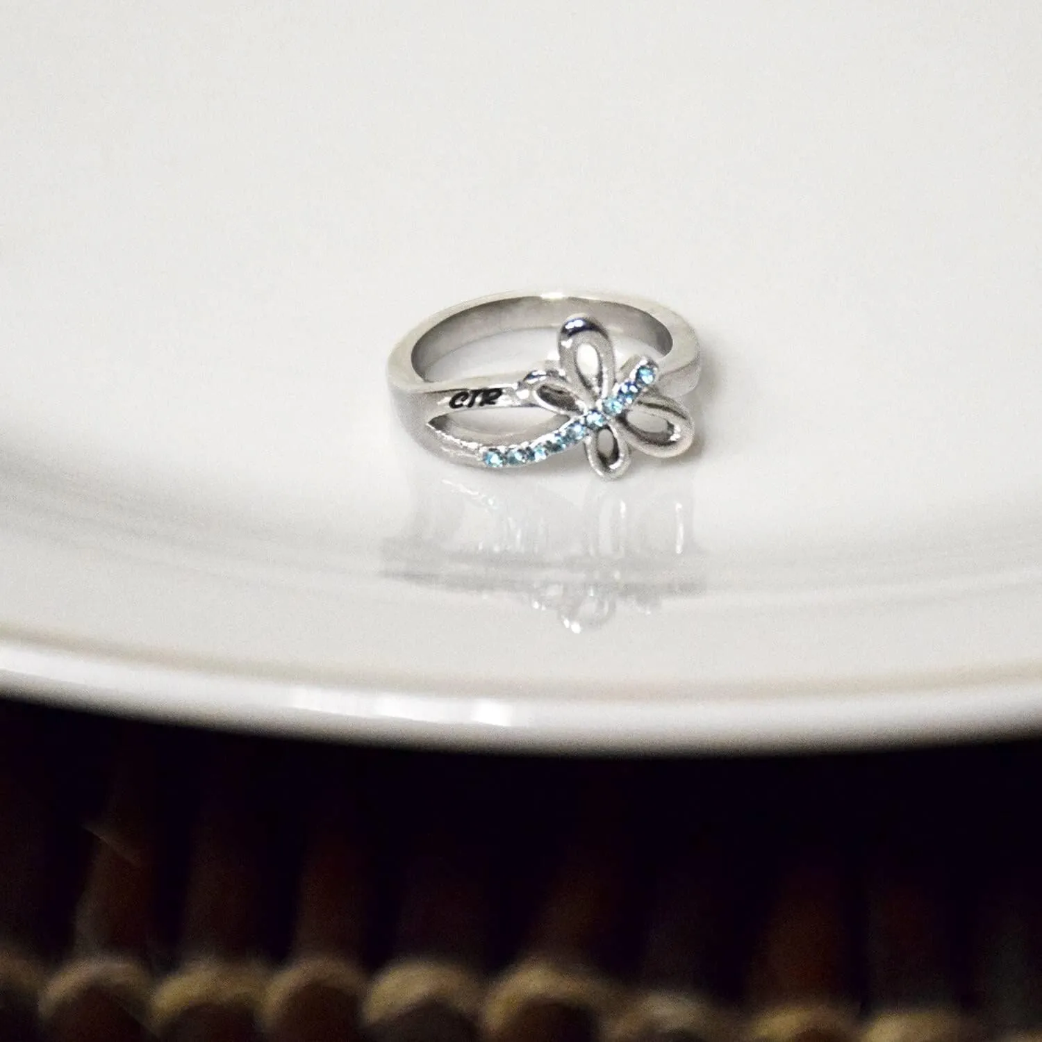 Dragonfly LDS CTR Ring by Ringmasters | Choose the Right Faith Ring | Keepsake LDS Jewelry