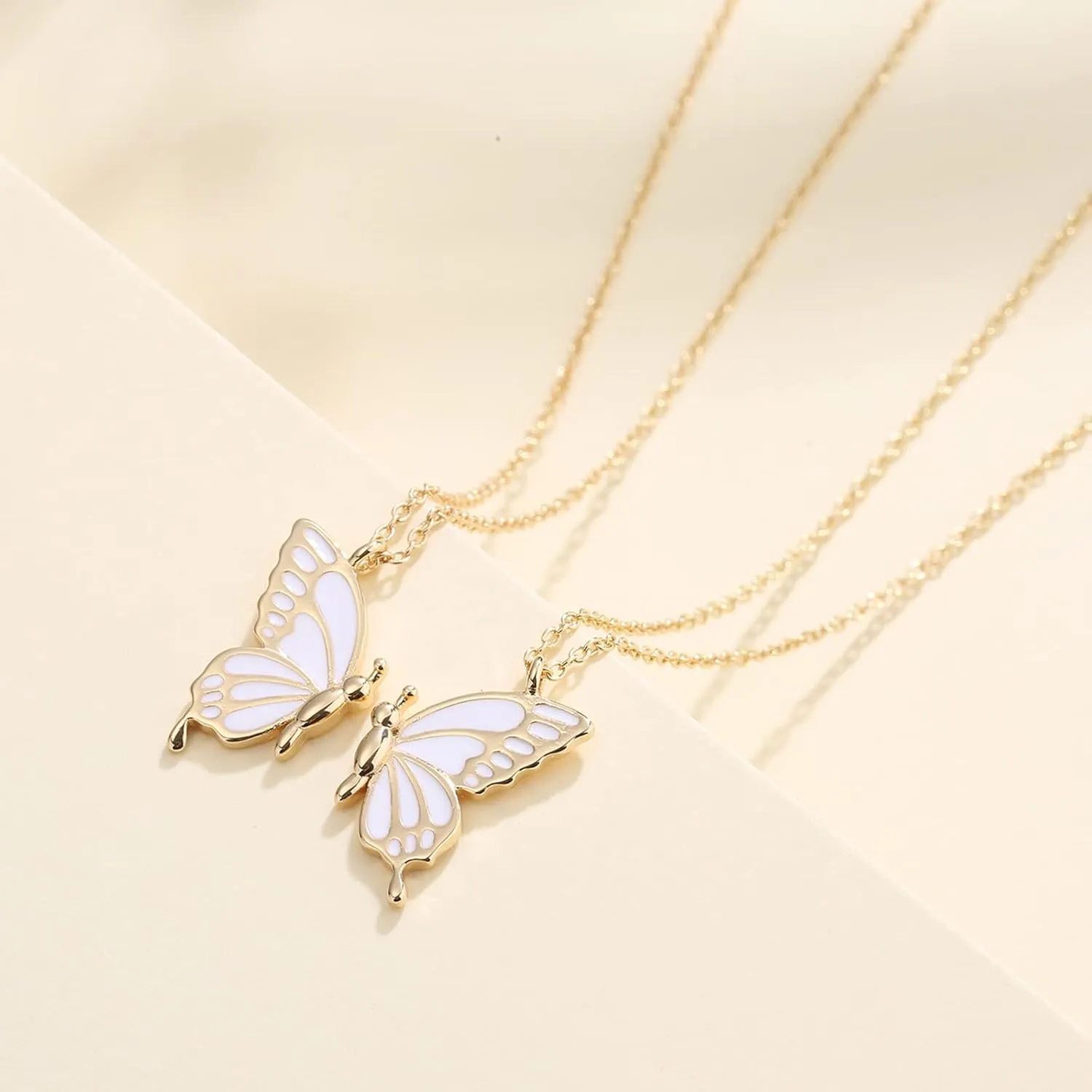 Friendship Necklace 2 Best Friend BFF Necklace Gifts for Women Friends Long Distance Birthday Gifts