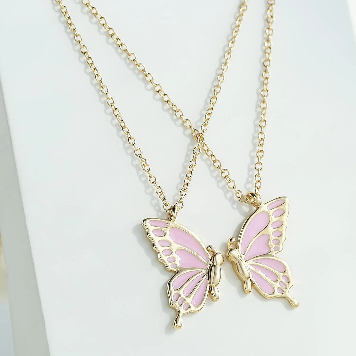 Friendship Necklace 2 Best Friend BFF Necklace Gifts for Women Friends Long Distance Birthday Gifts