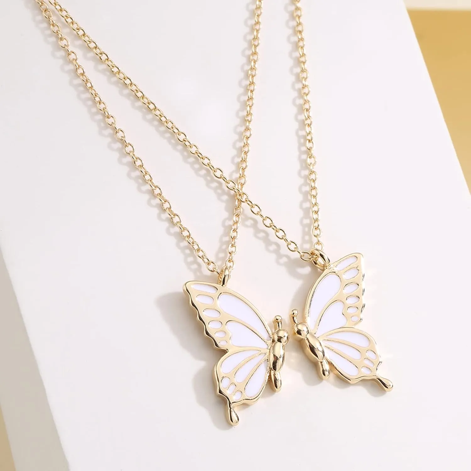 Friendship Necklace 2 Best Friend BFF Necklace Gifts for Women Friends Long Distance Birthday Gifts