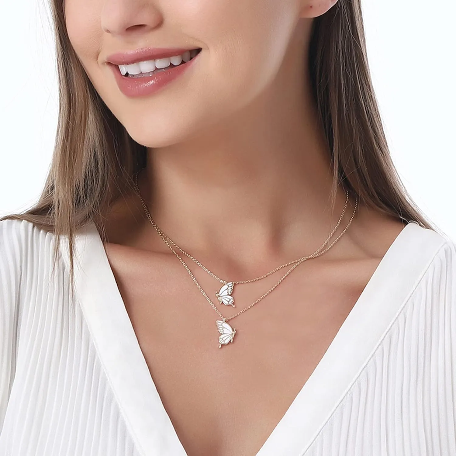 Friendship Necklace 2 Best Friend BFF Necklace Gifts for Women Friends Long Distance Birthday Gifts