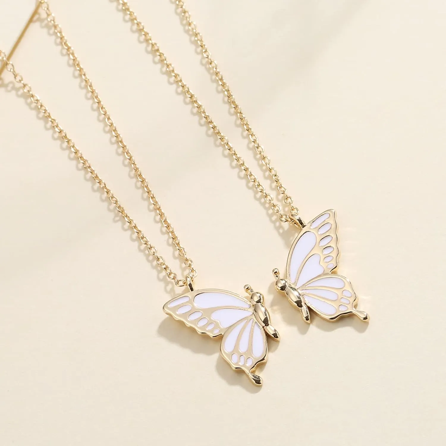 Friendship Necklace 2 Best Friend BFF Necklace Gifts for Women Friends Long Distance Birthday Gifts