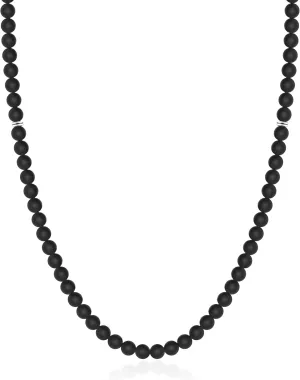 Gemstone Beaded Necklace for Men, Must-have Men's Accessories, Jewelry Gifts for Men