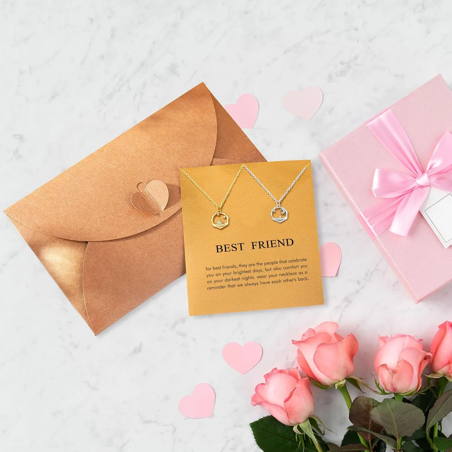 Gifts for Women, Butterfly Compass Cross Necklace Friendship Necklace Sister Gifts Daughter Gifts Graduation Chritmas Birthday