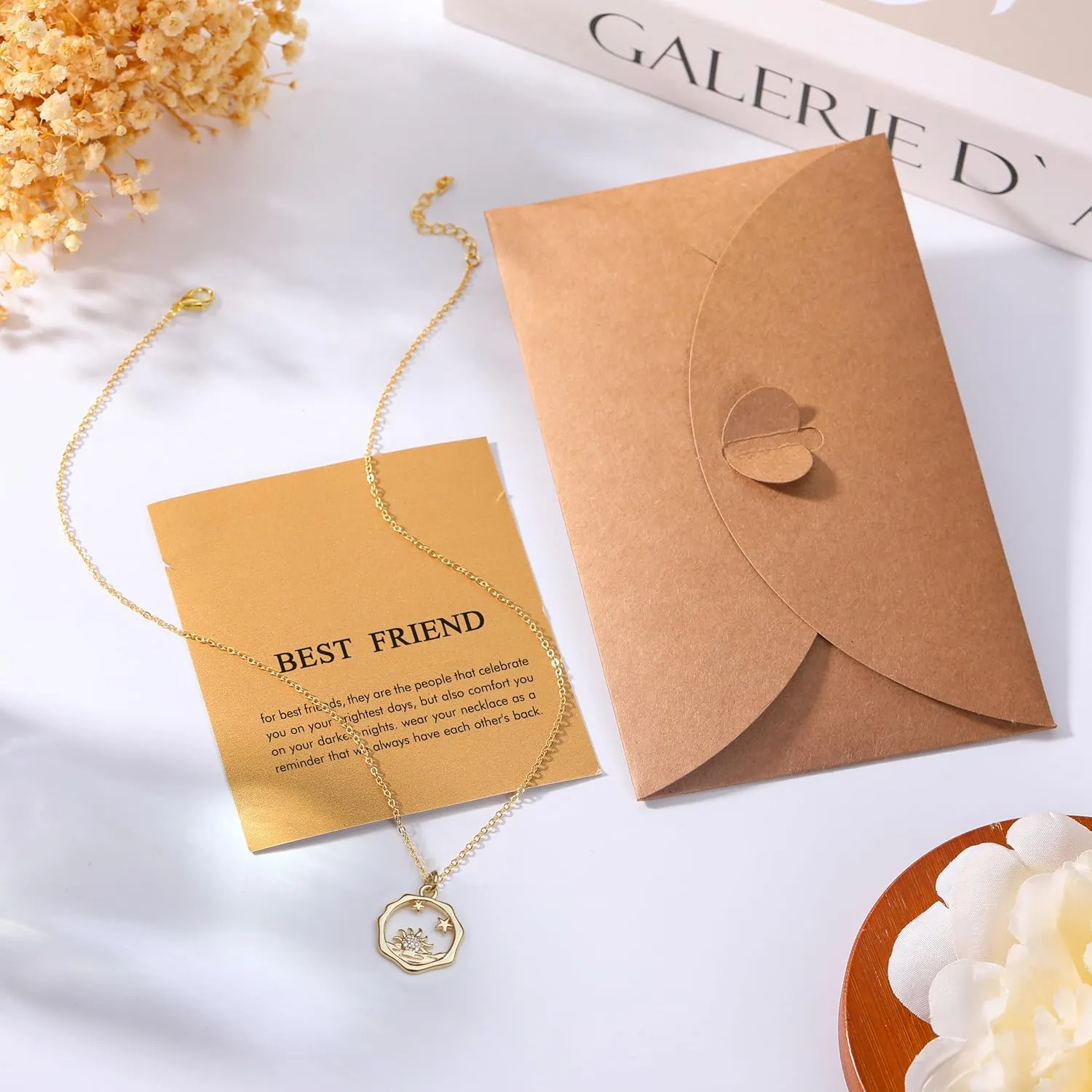 Gifts for Women, Butterfly Compass Cross Necklace Friendship Necklace Sister Gifts Daughter Gifts Graduation Chritmas Birthday