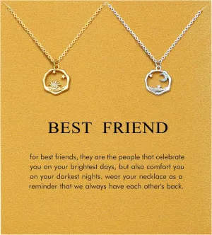 Gifts for Women, Butterfly Compass Cross Necklace Friendship Necklace Sister Gifts Daughter Gifts Graduation Chritmas Birthday