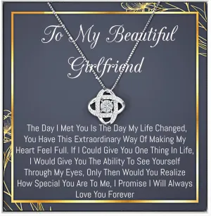 Girlfriend Gifts, Girlfriend Birthday Gifts, Girlfriend Necklace, Gifts for her, Girlfriend gifts from boyfriend, Valentine Gifts for Girlfriend