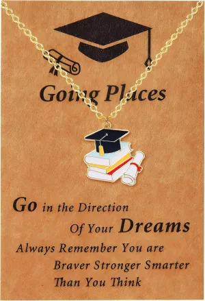 KatchOn, Graduation Gifts For Her - Adjustable graduation Necklace With Card | Graduation Necklace For Her | Grad Gifts For Women | Grad Party Favors
