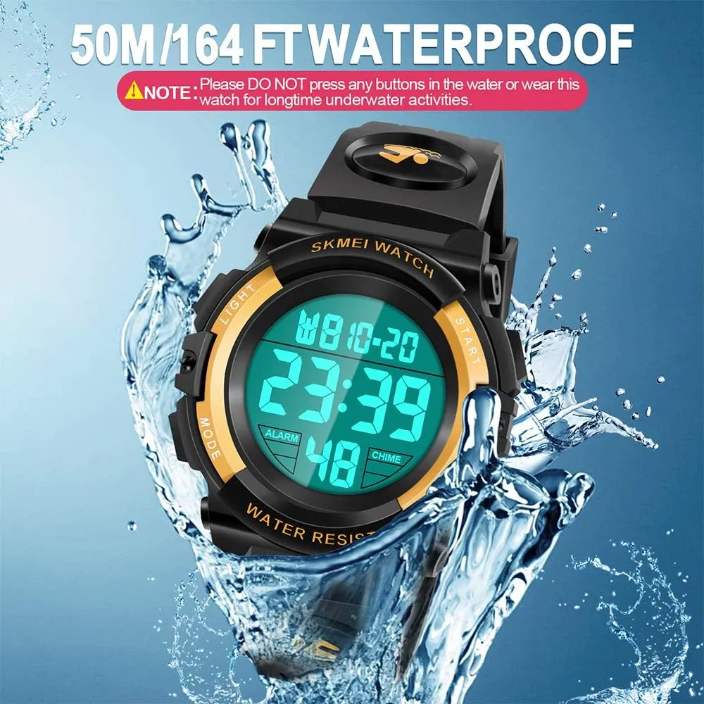 LED Digital Waterproof Watch for Kids - Kids Gifts