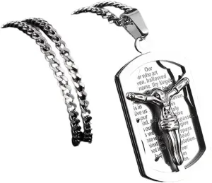 New 2025 Stainless Steel Jesus Pendant Necklace Men Women Fashion Amulet Jewelry Fashion Accessories Creative Gift