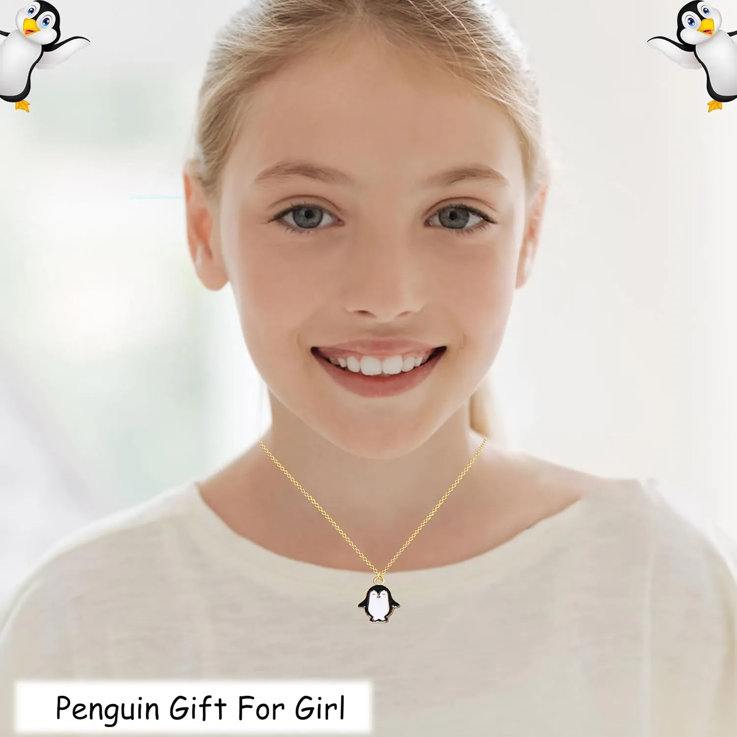 Penguin Gifts for Girls Women Cute Penguin Pendant Necklace Penguin Jewelry Gifts Penguin Lover Gifts Penguin Spirit Animal Gift
