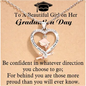 Shonyin Graduation Gifts for Her 2025 Graduation Necklace for Women, Grad Gifts for Granddaughter Daughter Best Friends Sister