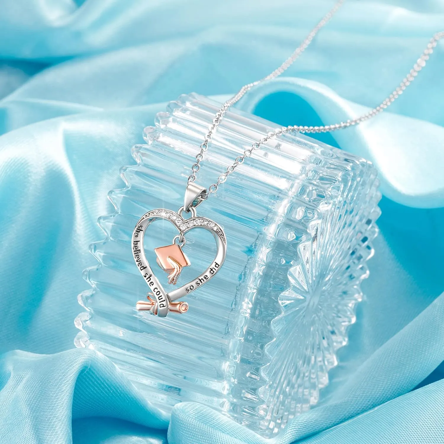 Shonyin Graduation Gifts for Her 2025 Graduation Necklace for Women, Grad Gifts for Granddaughter Daughter Best Friends Sister