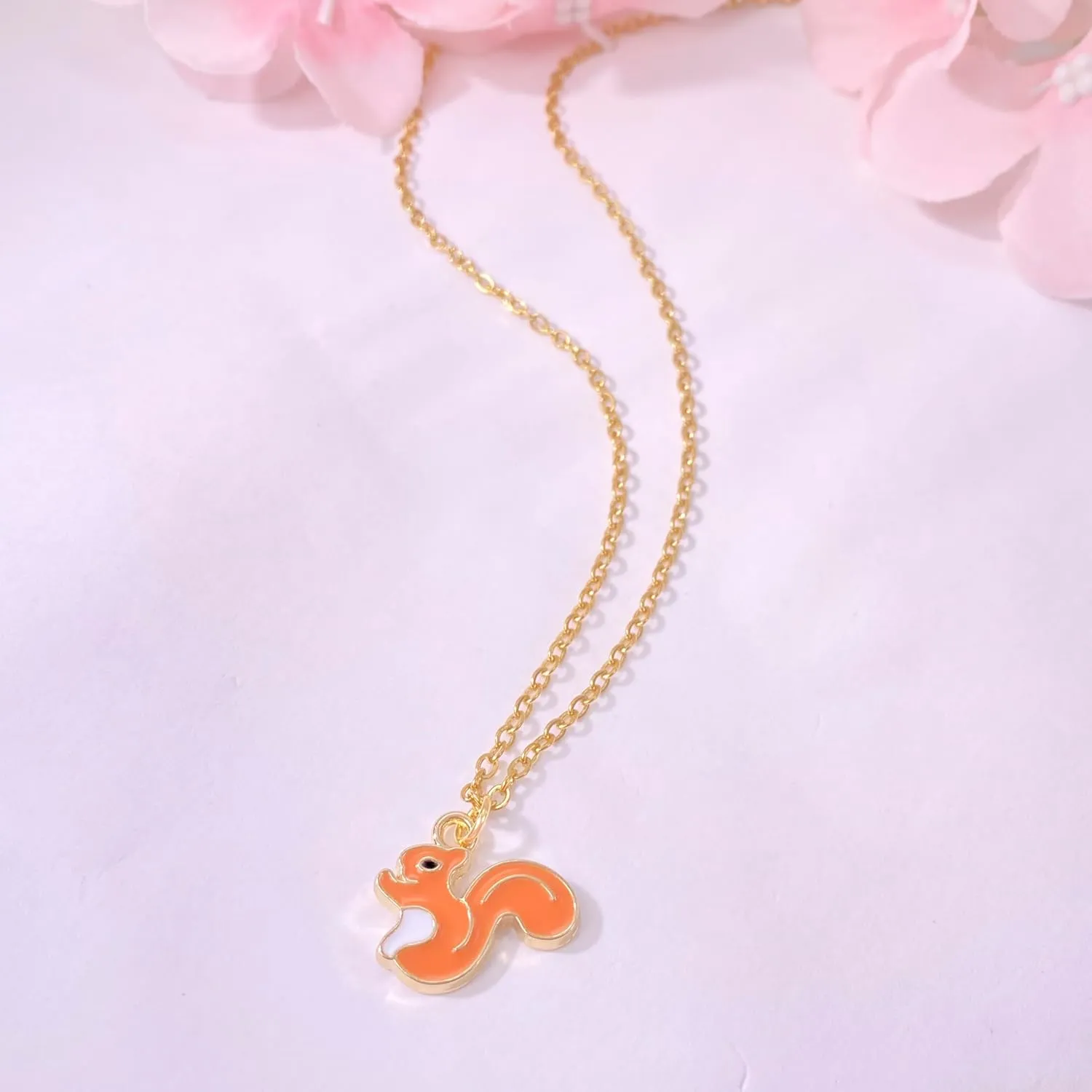 Squirrel Gifts Squirrel Necklace for Teens Women, Squirrel Lover Gifts, Squirrel Jewelry Gifts, Birthday Christmas Gifts for Friends Daughter Niece Girlfriend