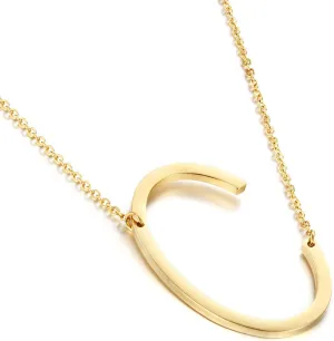    Stainless Steel Initial Pendant Best Friends Jewelry for  Her Wedding Birthday Christmas Gifts