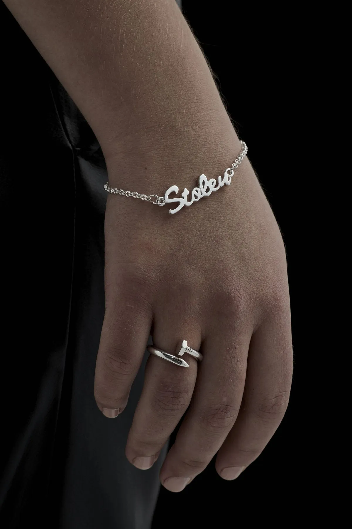 Stolen Script Bracelet